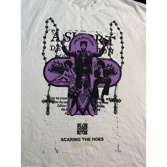 Jpegmafia Danny Brown Amen Brother Scaring The Hoes Hip Hop Rap T Shirt Men’s XL - Picture 6 of 8